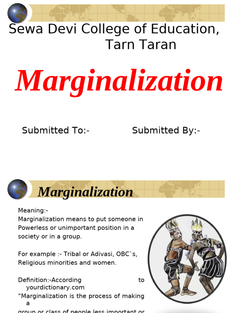 Understanding Marginalization Types | PDF