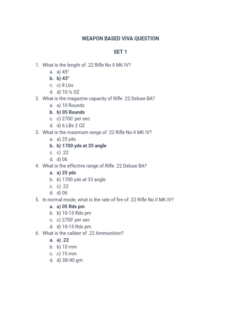 .22 and 7.62 mm SLR Rifle Training | PDF | Rifle | Cartridge (Firearms)