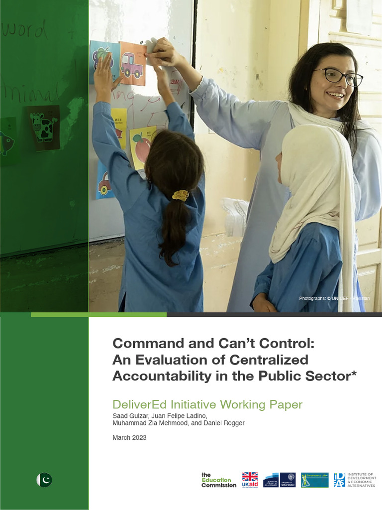 Command and Cant Control An Evaluation of Centralized Acccountability ...