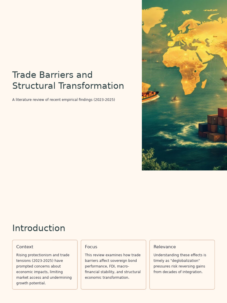 Trade Barriers and Structural Transformation | PDF | Protectionism ...