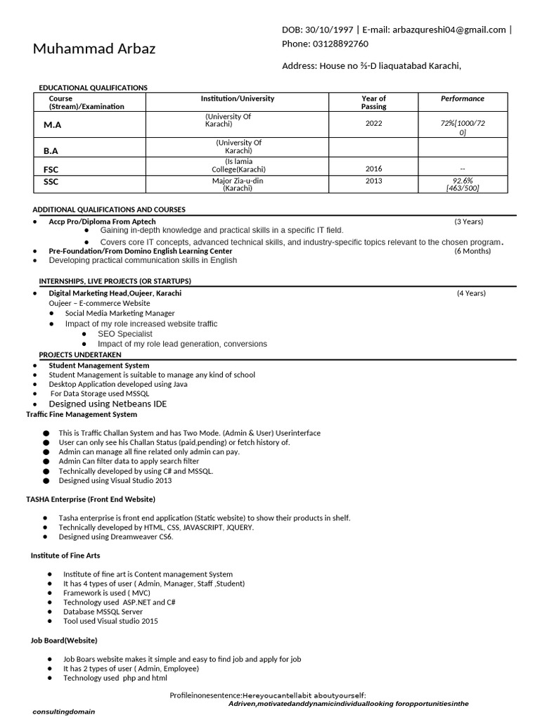 Perfect Resume | PDF | Microsoft Sql Server | Adobe Dreamweaver