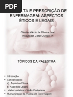 Consulta e Prescricao de Enfermagem Aspectos Eticos e Legais