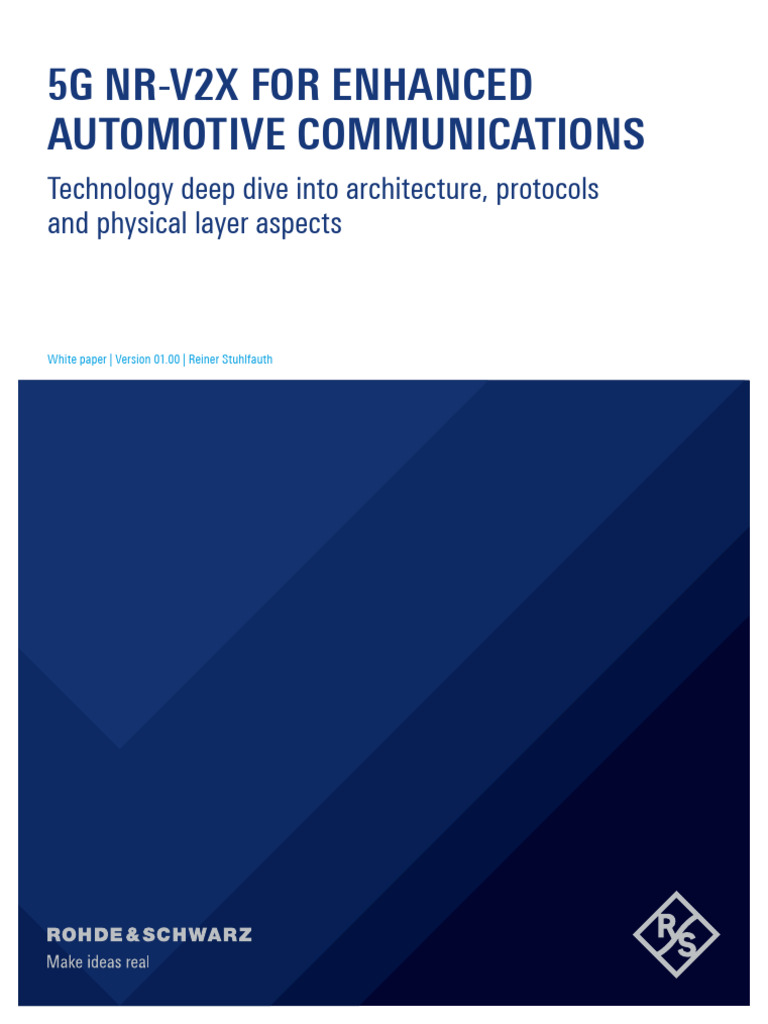 5G NR V2X For Enhanced Automotive Communications | PDF | Computer ...
