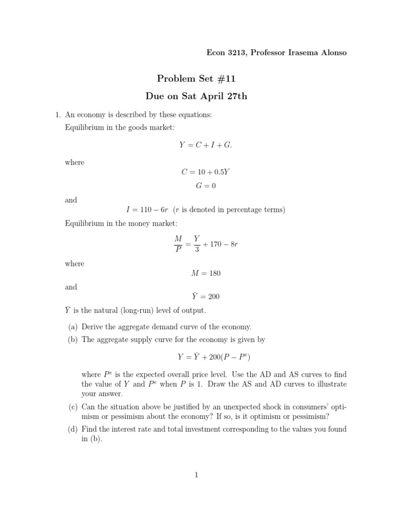 HW11 | PDF | Inflation | Leverage (Finance)