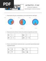 Ficha Trabalho FracÇÕes