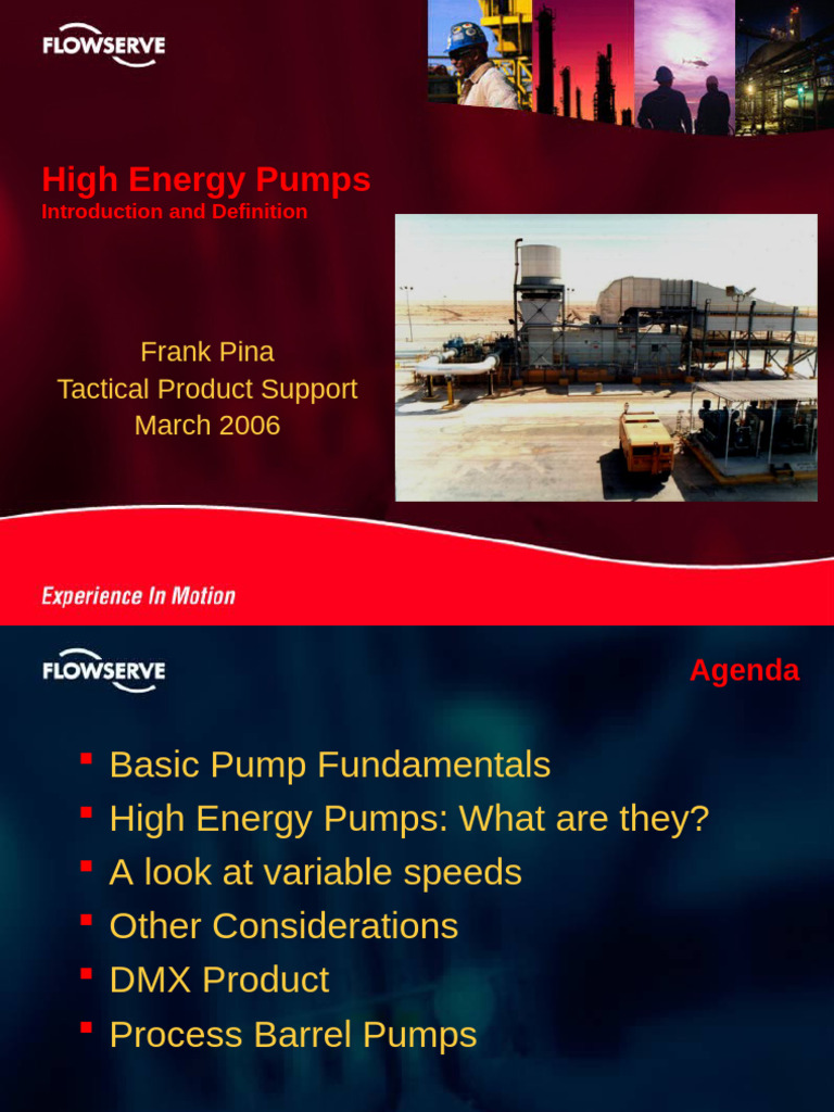 High Energy Pump Overview and Applications | PDF | Pump | Viscosity