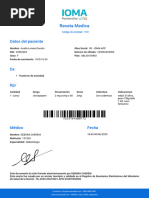 Receta Medica Clonazepam FormatoFinal | PDF