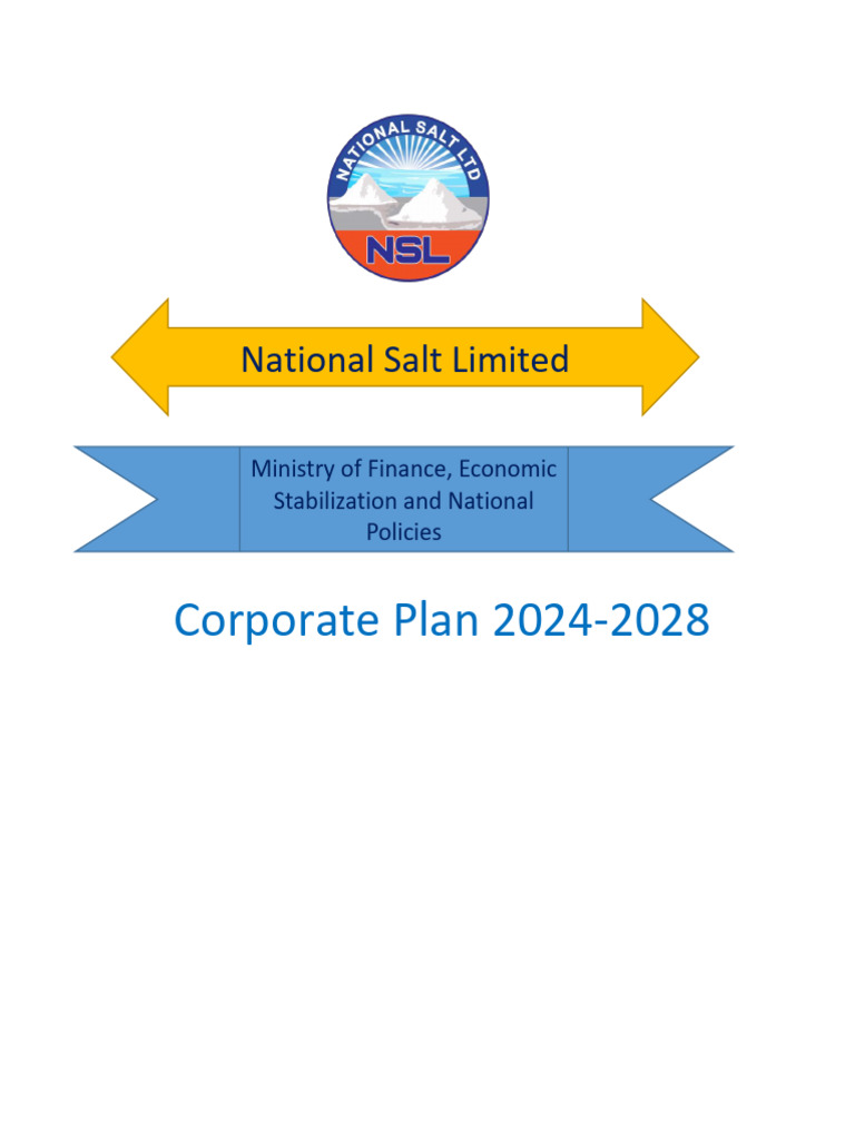 National Salt Limited Corporate Plan 2024-2028 | PDF | Pricing ...