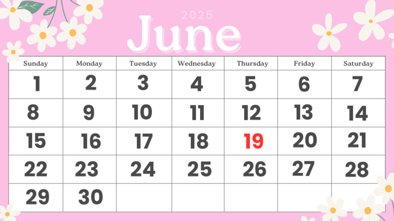 Mint Daisy Planner 2025 March Monthly Calendar | PDF