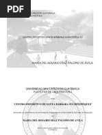 Tesis de Grado Canchas Deportivas