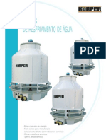 Características técnicas de torres de resfriamento