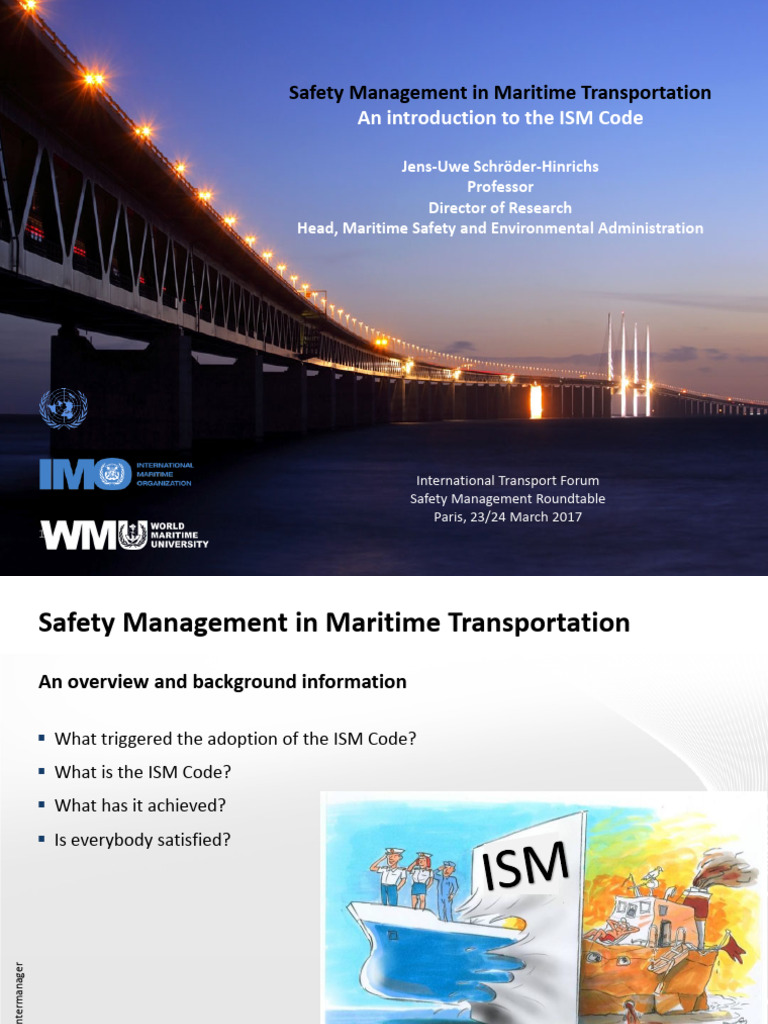 ISM Code Overview for Maritime Safety | PDF