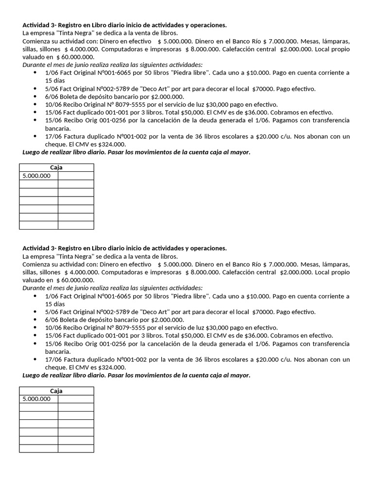 Actividad 3 | PDF | Bancos | Servicios financieros
