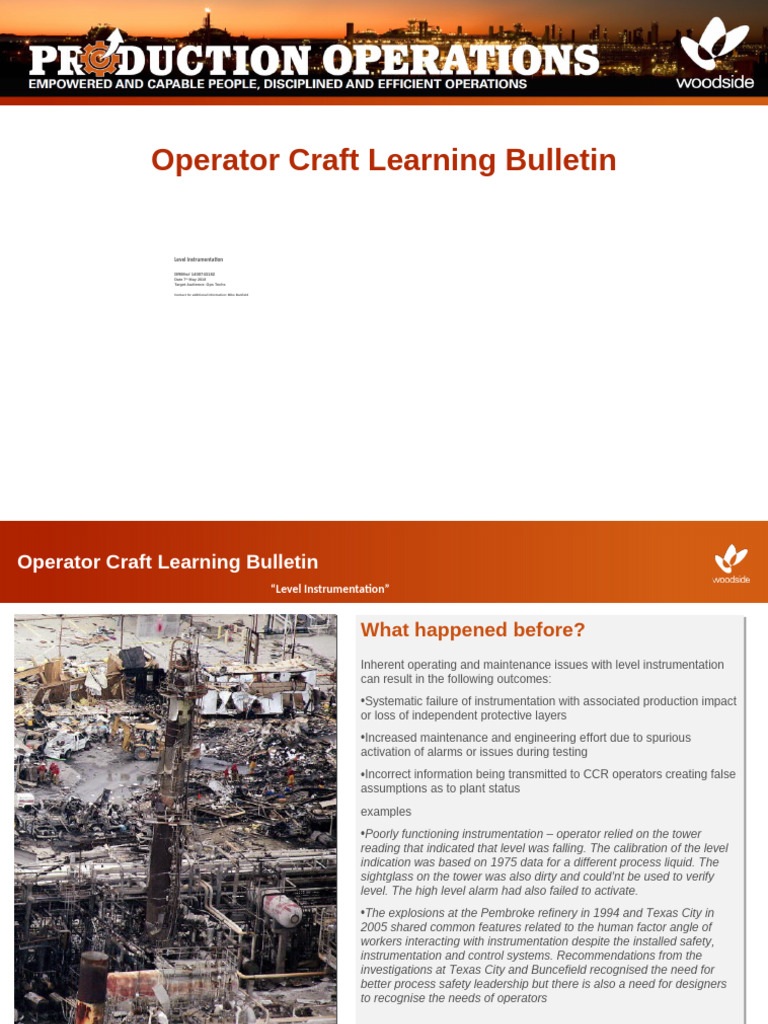 V1.0 - OC Level Instrumentation | PDF | Instrumentation | Valve