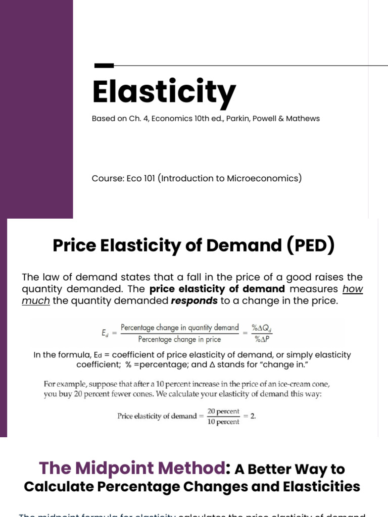 Understanding Price Elasticity of Demand | PDF | Price Elasticity Of ...