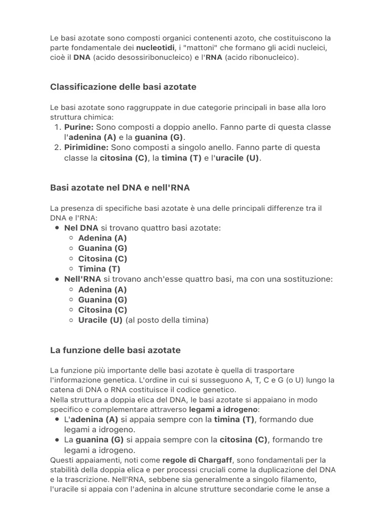 Basi Azotate | PDF