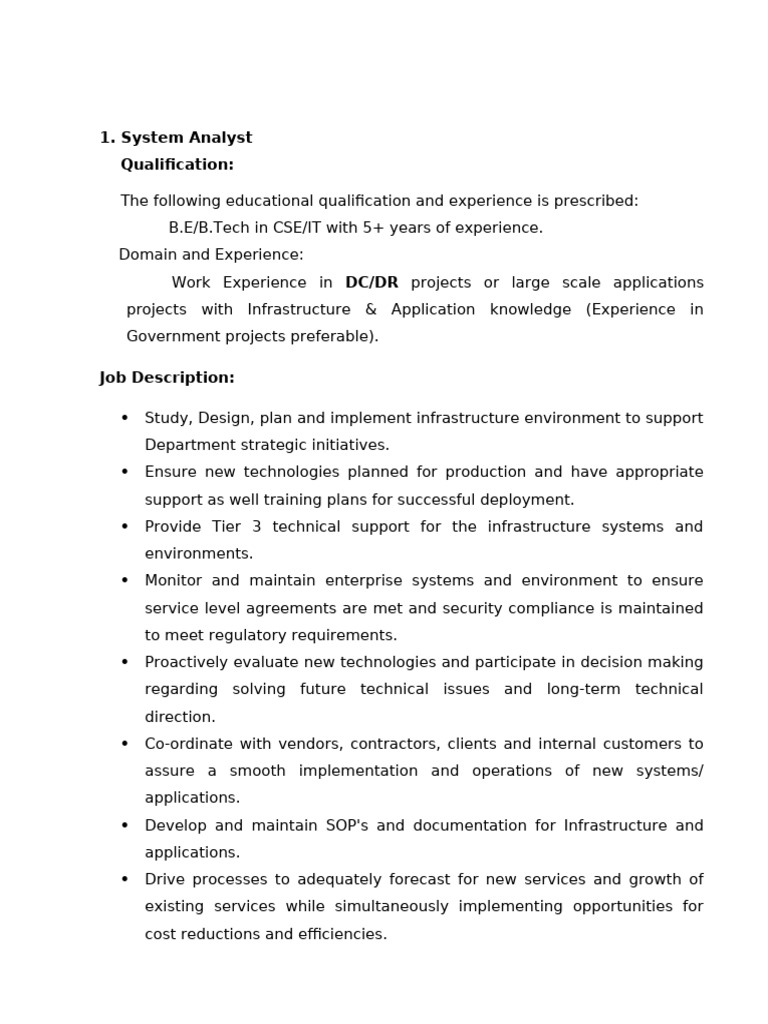 Job Description of Programmer | PDF | Databases | Business