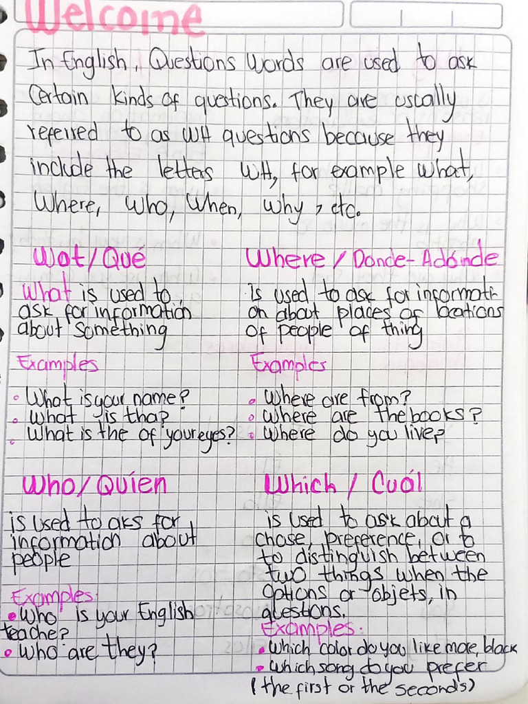 Understanding Question Types in English | PDF