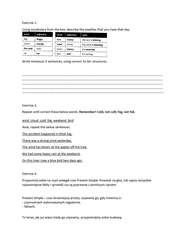 English Grammar Exercises: Present Simple | PDF | Chess Openings | Chess