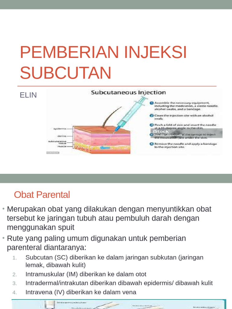 Pemberian Injeksi Subcutan yang Aman | PDF