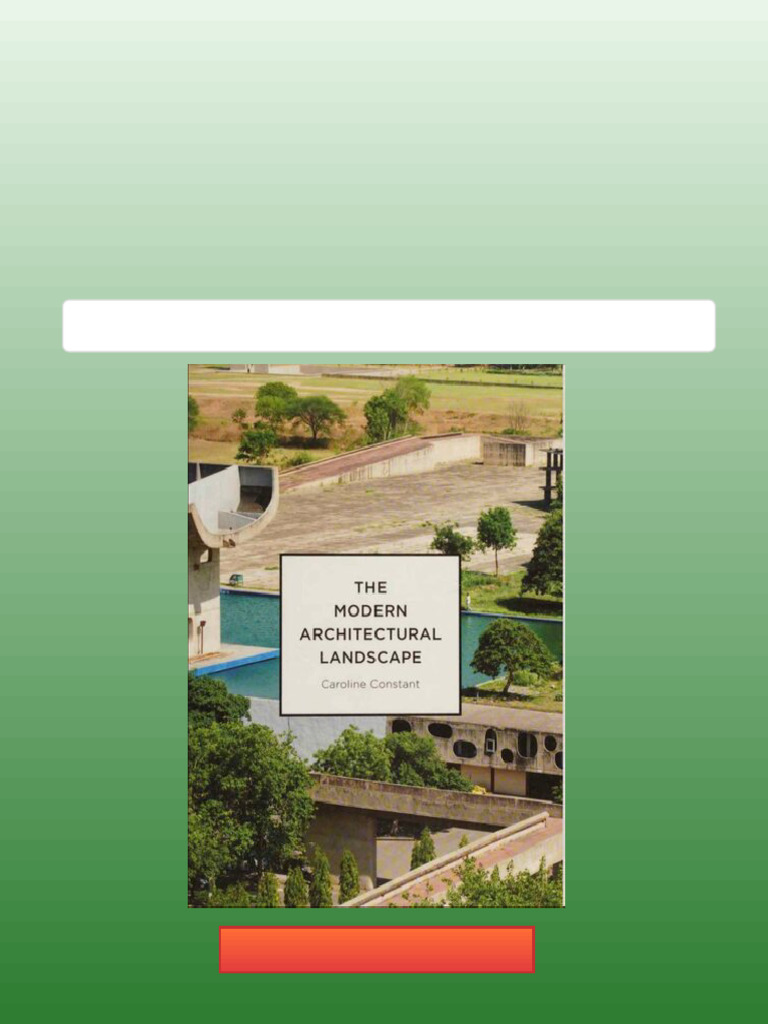 Modern Architectural Landscape Caroline Constant pdf download | PDF ...