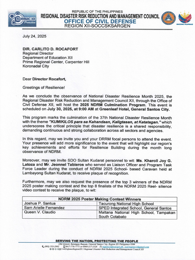 Deped NDRM 2025 | PDF