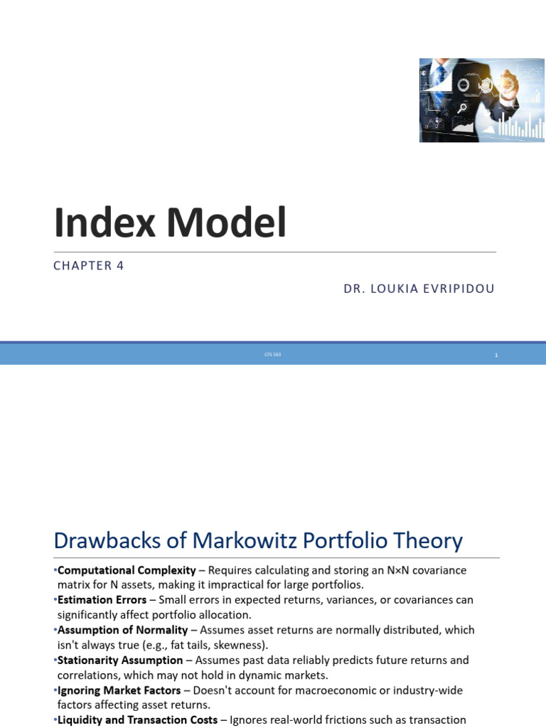 Single Index Model in Portfolio Theory | PDF | Beta (Finance ...