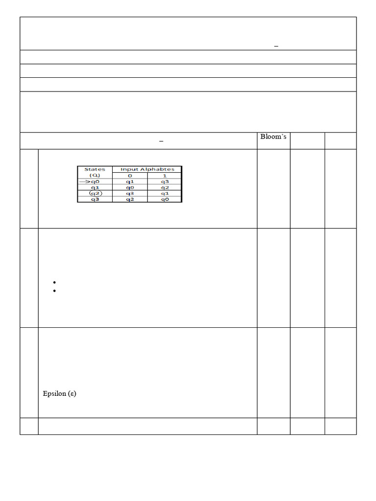 Csbs - QB Format - Flat 17.06.25 (Final Copy) | PDF | Automata Theory ...