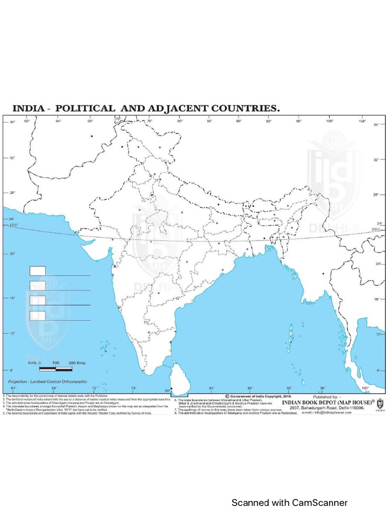 Political Map of India | PDF