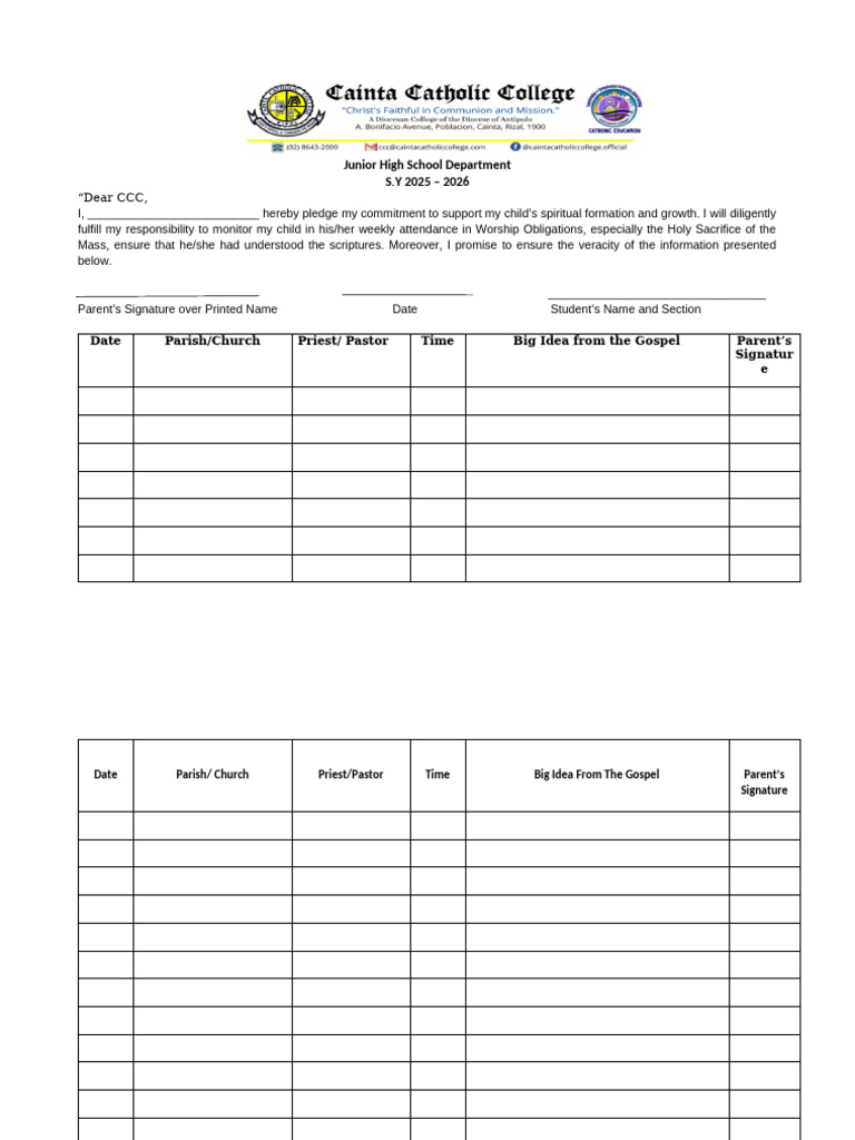 Mass Chart | PDF