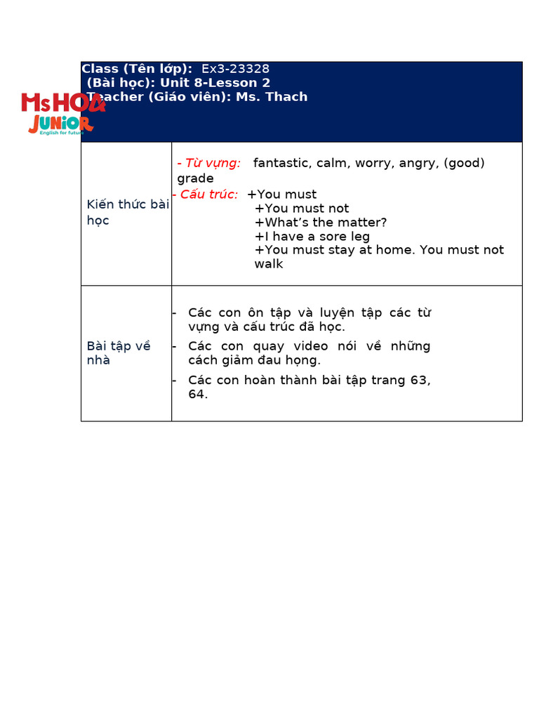 Unit 8-Lesson 2 | PDF