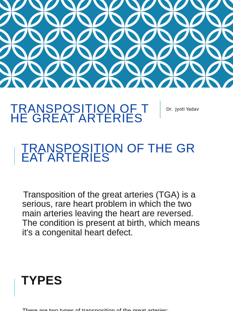 Understanding Transposition of Great Arteries | PDF | Heart | Ventricle ...