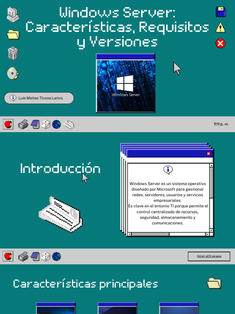 Características y versiones de Windows Server | PDF | Computación en la ...