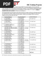 10K Training Program-Metric