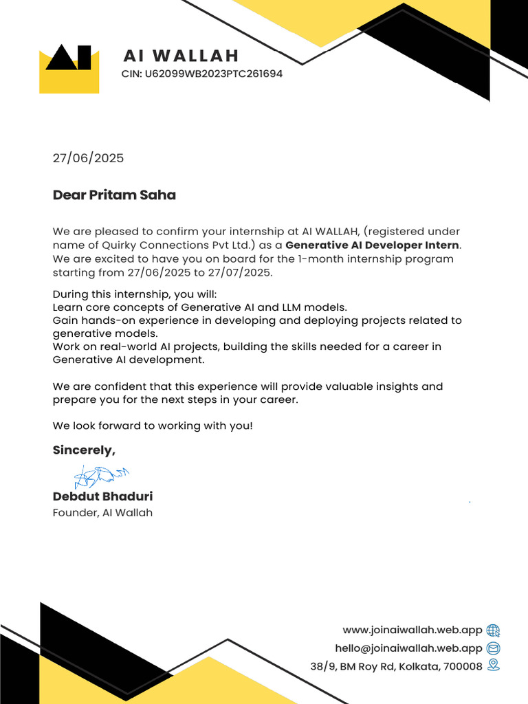 Internship Joining Letter - 2025-06-27T170629.299 | PDF