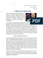 Steve Jobs y la educación (I)