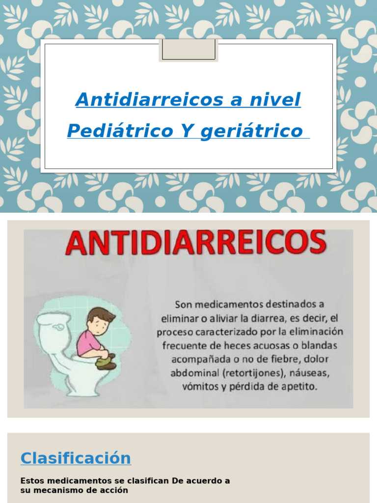 Antidiarreicos | PDF