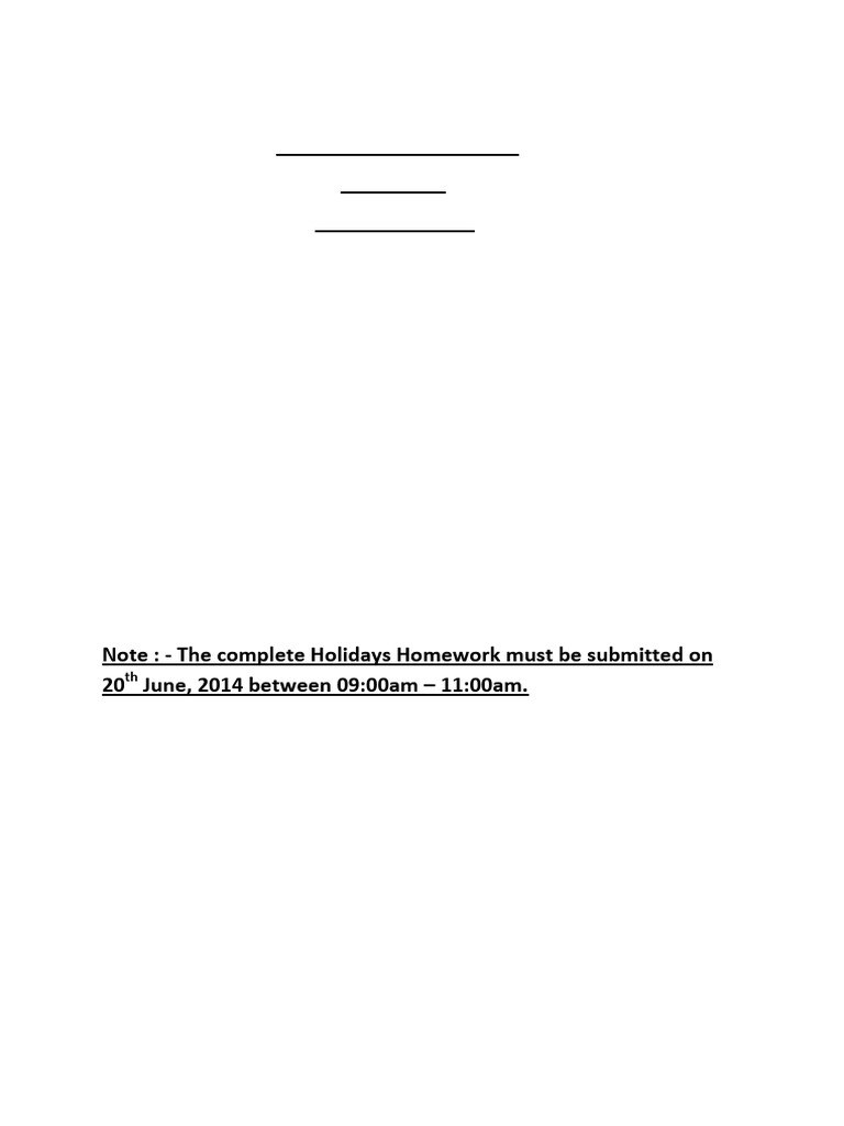 Creative Maths Holiday Homework Class 7 | PDF