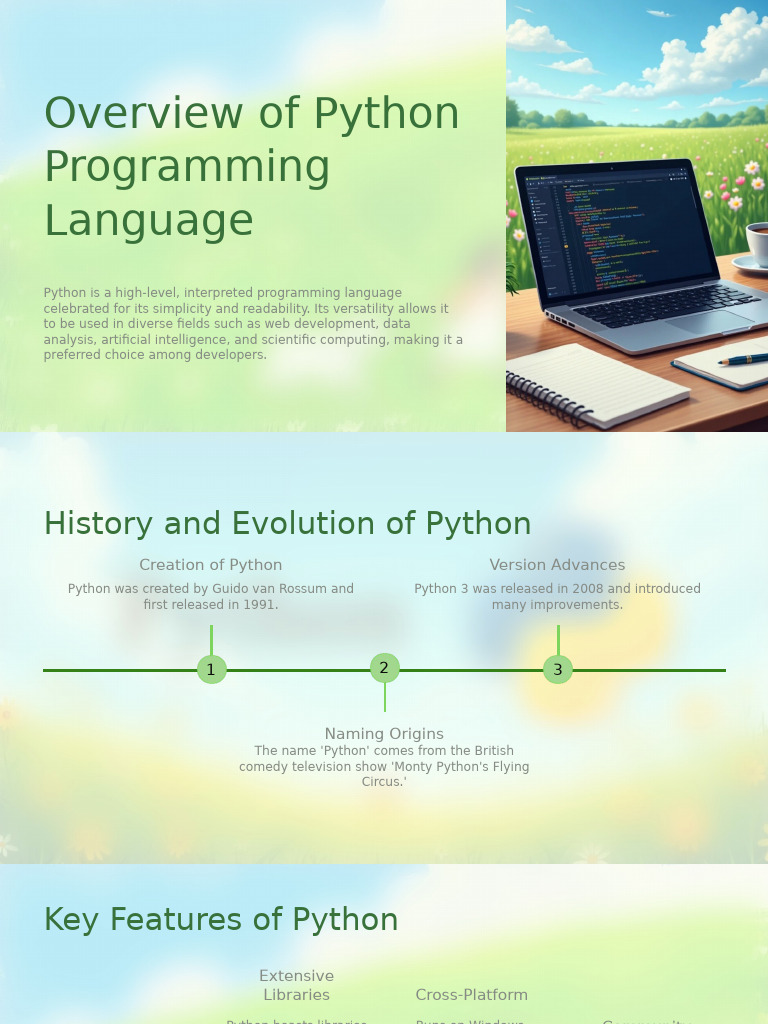 Overview of Python Programming Language | PDF