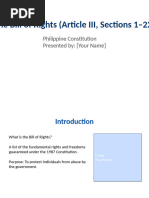 The Bill of Rights of 1987 Philippine Constitution.1703209784779 | PDF