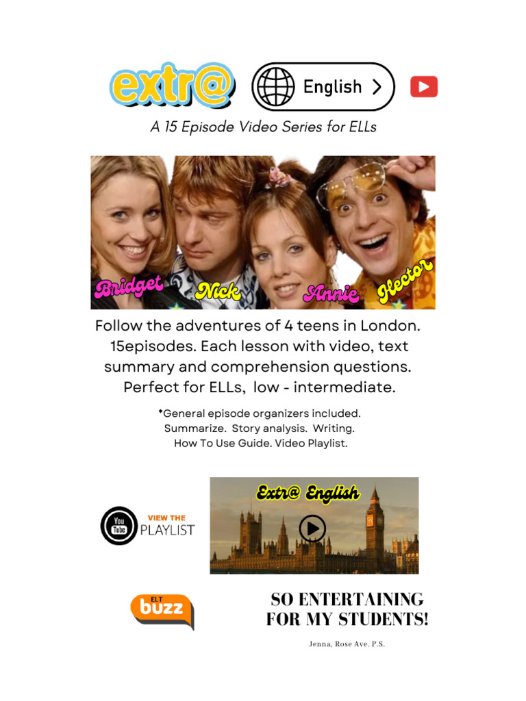Extra English: ELLs Video Series Guide | PDF