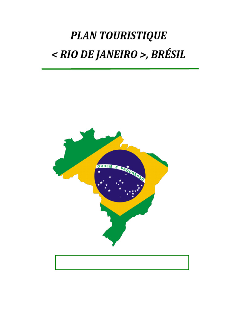 Plan Touristique de Rio de Janeiro | PDF | Rio de Janeiro