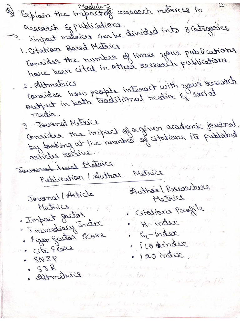 RPE Module 5 Notes | PDF