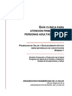 Guía clínica para atención a personas mayores