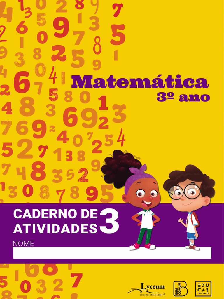 Caderno de Matemática 3º Ano | PDF | Triângulo | Litro