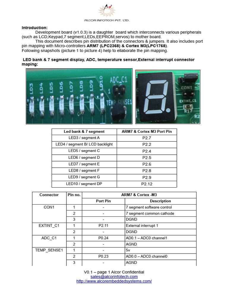 Development Board Pin Mapping Guide | PDF | Integrated Circuit ...