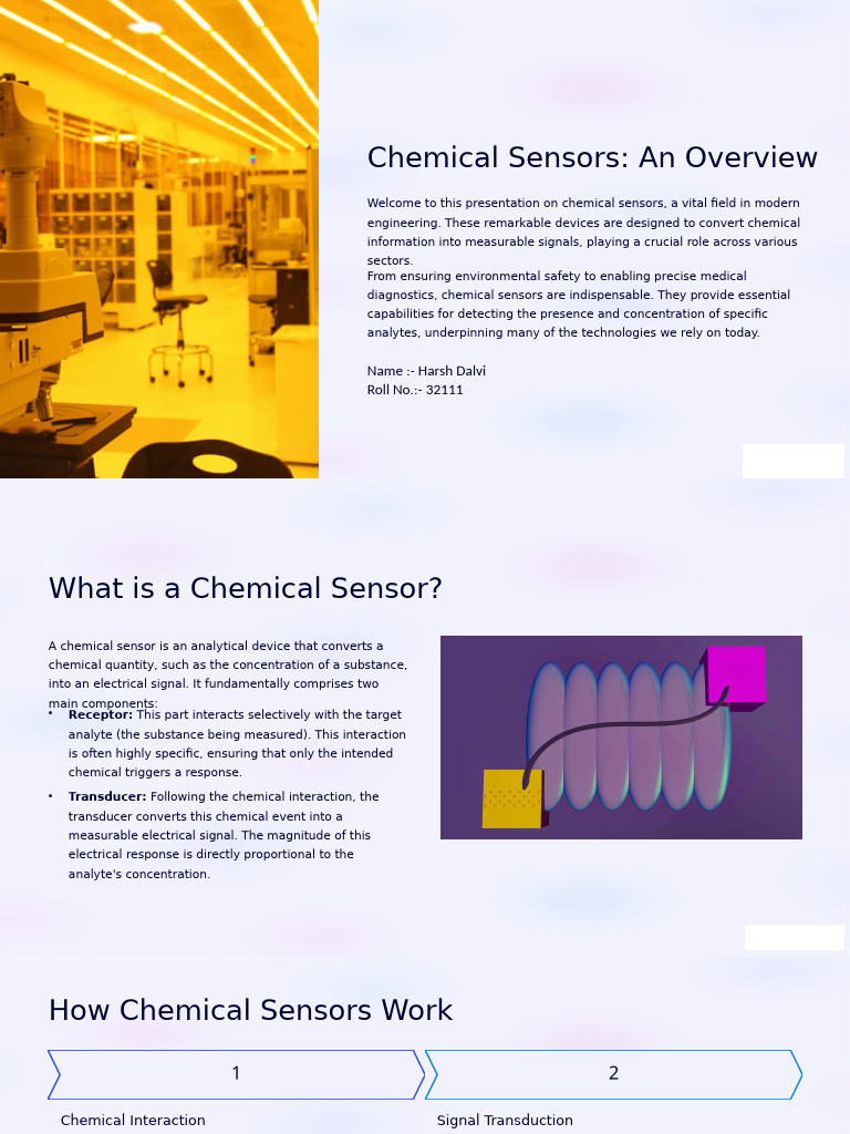 Overview of Chemical Sensors | PDF | Sensor | Internet Of Things