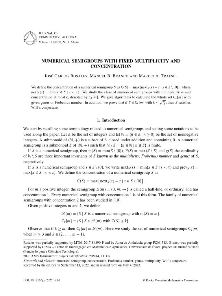 NS With Fixed Multiplicity Concentration | PDF | Set (Mathematics ...