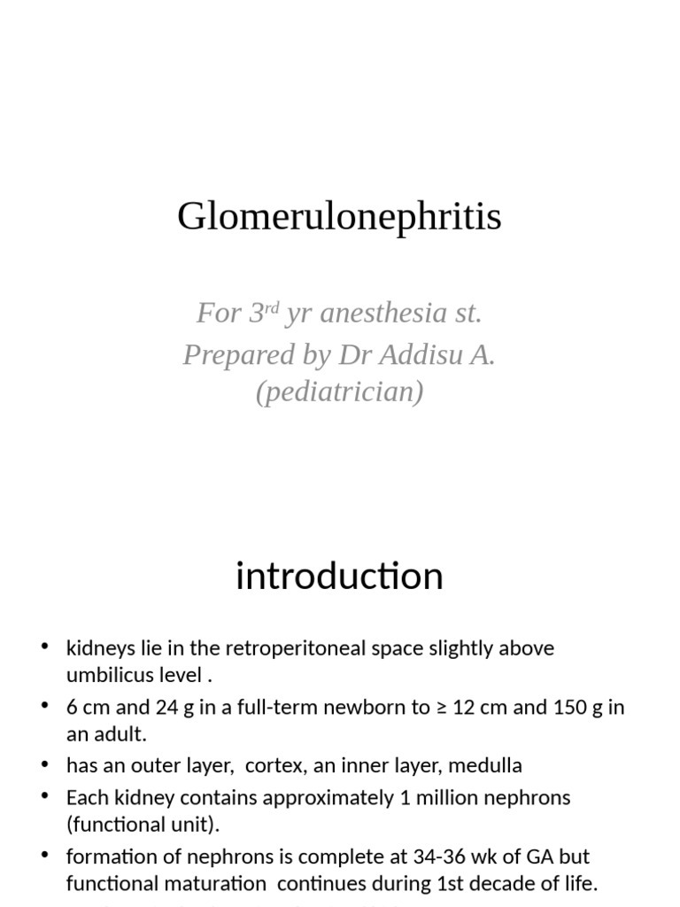 Glomerulonephritis | PDF | Medical Specialties | Kidney