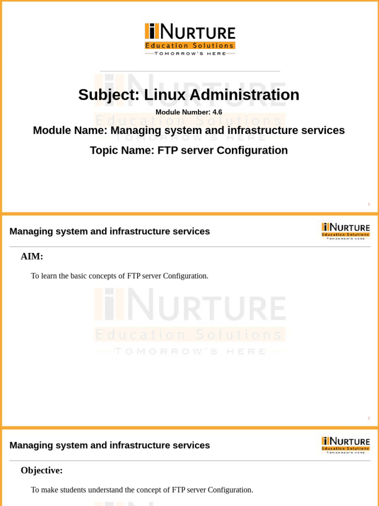 FTP Server Configuration in Linux | PDF | File Transfer Protocol ...